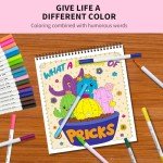Funny Swear Words Coloring Book for Adults