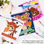 Funny Swear Words Coloring Book for Adults