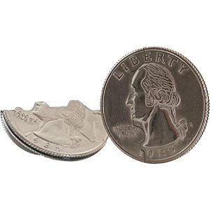 Hinged Bite Magic Coin for Pranks and Tricks
