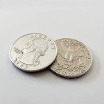 Hinged Bite Quarter Coin Magic Prank Trick