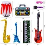 Inflatable Rock Star Party Props Set – 48 pcs