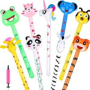 Inflatable Jungle Animal Sound Stick Set