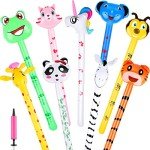 Inflatable Jungle Animal Sound Stick Set