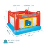 Inflatable Bounce House with Crawl-Through Door