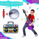 Inflatable Rock Star Party Props Set – 48 pcs