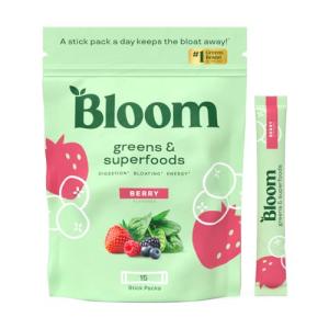 Bloom Nutrition Superfood Greens Stick Packs - Gut Health