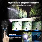 Goreit Rechargeable 20000 Lumen Flashlight