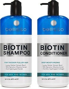 Vegan Biotin Shampoo & Conditioner Set for Thinning Hair