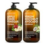 Apple Cider Vinegar Shampoo & Avocado Conditioner Set