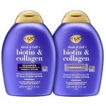 Vegan Biotin & Collagen Volumizing Shampoo Set