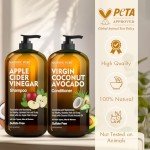 Apple Cider Vinegar Shampoo & Avocado Conditioner Set