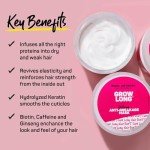 Marc Anthony Grow Long Vegan Hair Mask, 10.4 OZ