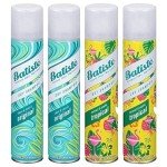 Batiste Vegan Dry Shampoo 4 Pack Variety