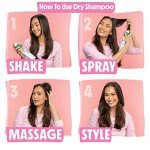 Vegan Dry Shampoo Spray Trio for Fresh Hair