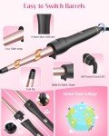 Vegan 5-in-1 Curling Iron Set for All Hair Types