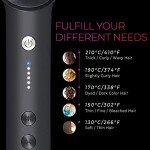 TYMO Ring Vegan Hair Straightener Brush for Women