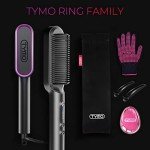 TYMO Ring Vegan Hair Straightener Brush for Women