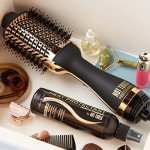 24K Gold Hair Dryer & Volumizer for Shiny Hair