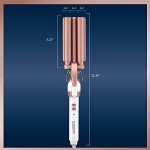 Vegan Beach Wave Curling Iron with Triple Barrels