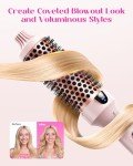 Wavytalk 1.5" Heated Round Brush for Blowouts
