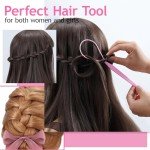 Pink Vegan Hair Styling Tool Set - 3 Pieces