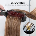 TYMO Ionic Hair Straightener Brush for Thick Hair