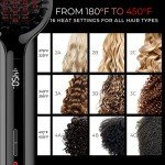 TYMO Ionic Hair Straightener Brush for Thick Hair