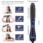 Aima Beauty 4-in-1 Hair Dryer Brush - Prussian Blue