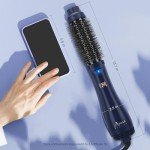 Aima Beauty 4-in-1 Hair Dryer Brush - Prussian Blue