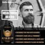 Vegan Beard Growth Vitamins for Stronger Facial Hair