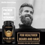 Vegan Beard Growth Vitamins for Stronger Facial Hair