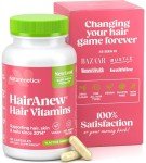Vegan Hair Growth Vitamins for Thicker Hair