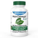 HairOmega Vegan Hair Growth Vitamins with Biotin