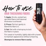 BOLDIFY Hair Fibers - Thicker Hair, Dark Brown