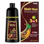 Ivnil 3-in-1 Natural Dark Brown Hair Dye