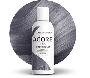 Adore Vegan Semi-Permanent Gray Hair Color - Mystic Gray