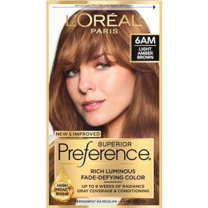 L'Oreal Paris Vegan Hair Color, Light Amber Brown