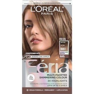Vegan Feria Shimmering Hair Color - Downtown Brown