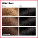 Vegan Permanent Hair Color, 100% Gray Coverage - Soft Black