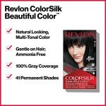 Vegan Permanent Hair Color, 100% Gray Coverage - Soft Black