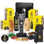 Vegan Men's Grooming Kit with Beard Trimmer Set