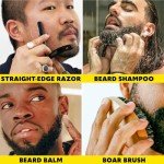 Vegan Men's Grooming Kit with Beard Trimmer Set