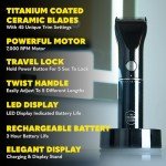 Vegan Men's Grooming Kit with Beard Trimmer Set