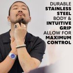 Vegan Men's Grooming Kit with Beard Trimmer Set