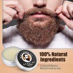 Vegan Beard Growth Kit with Oil, Balm & Comb