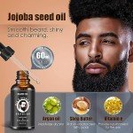 Vegan Beard Growth Kit with Oil, Balm & Comb
