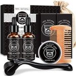 Beard Growth Kit for Men - Oil, Balm & Comb