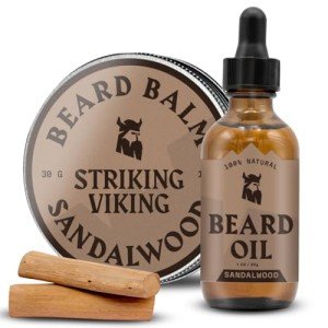 Natural Beard Oil & Balm Grooming Kit for Men