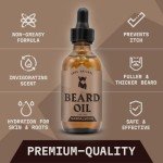 Natural Beard Oil & Balm Grooming Kit for Men