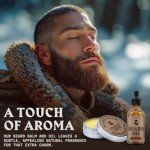 Natural Beard Oil & Balm Grooming Kit for Men